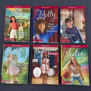 Beforever American Girl Book Lot Of 6 Nanea Molly Maryellen Melody Julie